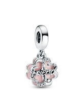 FINAL SALE - Four-leaf Clover Friendship Double Dangle Charm