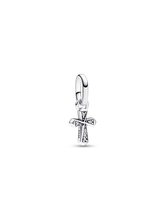 Sparkling Cross Mini Dangle Charm