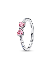 Sparkling Pink Bow Ring