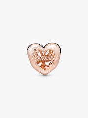 FINAL SALE - Openwork Family Tree Heart Charm