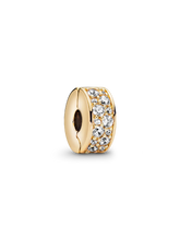 Clear Pavé Clip Charm