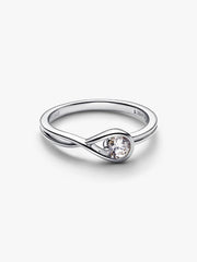 Pandora Infinite Sterling Silver Lab-grown Diamond Ring