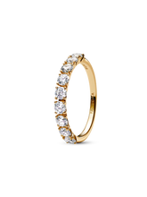 Pandora Era 14k White Gold Lab-grown Diamond Half Eternity Band Ring