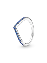 Pandora Timeless Wish Sparkling Blue Ring