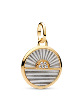 Sunrise Medallion Charm