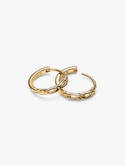 Pandora Era Figaro Hoop Earrings