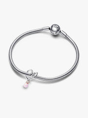Two-tone Wrapped Heart Charm