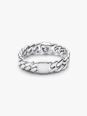 Heart Cuban Chain Ring