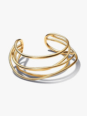 FINAL SALE - Organically Shaped Wired Open Bangle