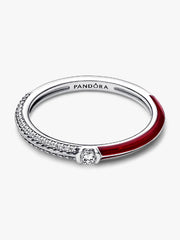 FINAL SALE - Pandora ME Pavé & Red Dual Ring
