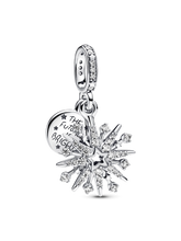 Sparkling Firework Double Dangle Charm