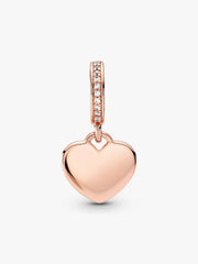 Engravable Heart Tag Dangle Charm