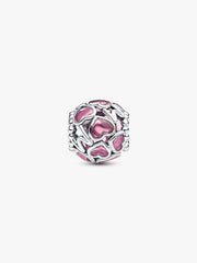 Openwork Hearts Mom Charm