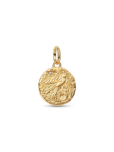 Swallow Medallion Charm