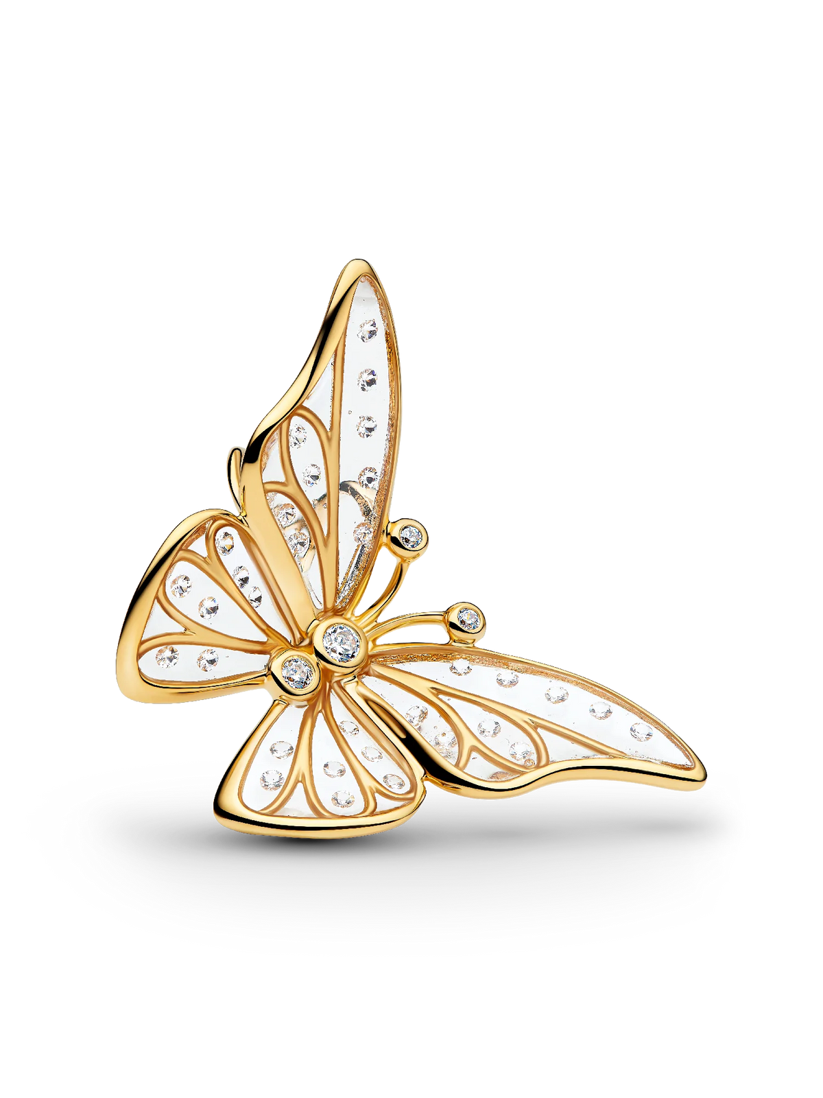 Oversized Butterfly Openwork Charm