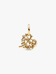 FINAL SALE - Sparkling Heart & Family Tree Dangle Charm