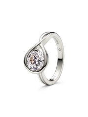 FINAL SALE - Pandora Infinite 14k White Gold Lab-grown Diamond Ring