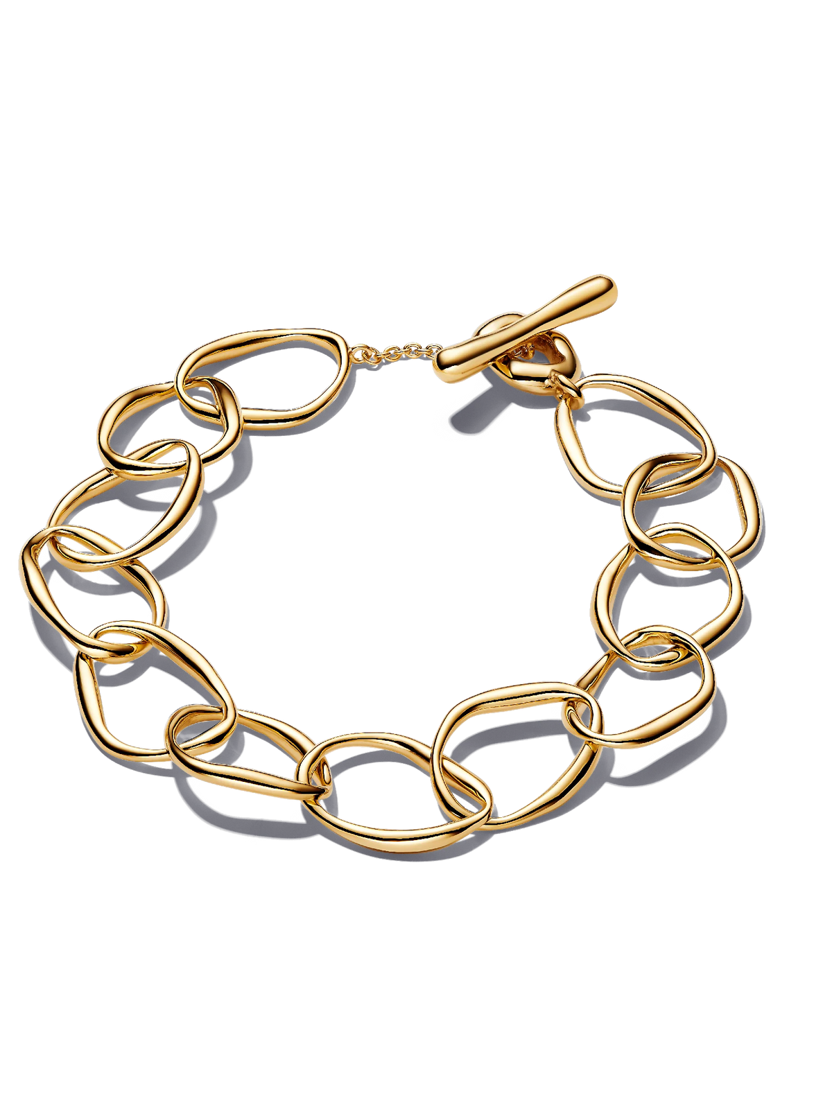 Organically Shaped Link Bracelet