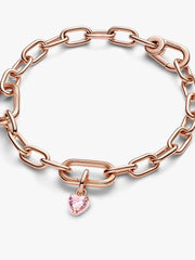 Pink Chakra Heart Mini Dangle Charm