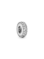 Clear Sparkle Spacer Charm