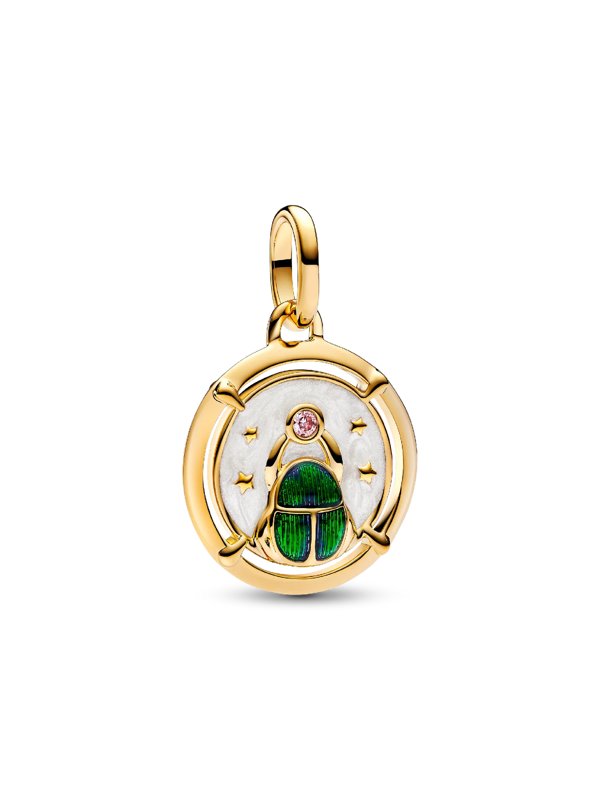 FINAL SALE - Scarab Beetle Medallion Charm
