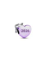 Graduation 2026 Purple Heart Charm