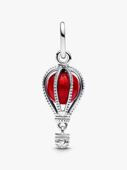 Hot Air Balloon Murano Glass Dangle Charm
