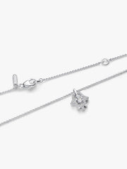 Pandora Talisman Sterling Silver Lab-Grown Diamond Hamsa Hand Pendant Necklace