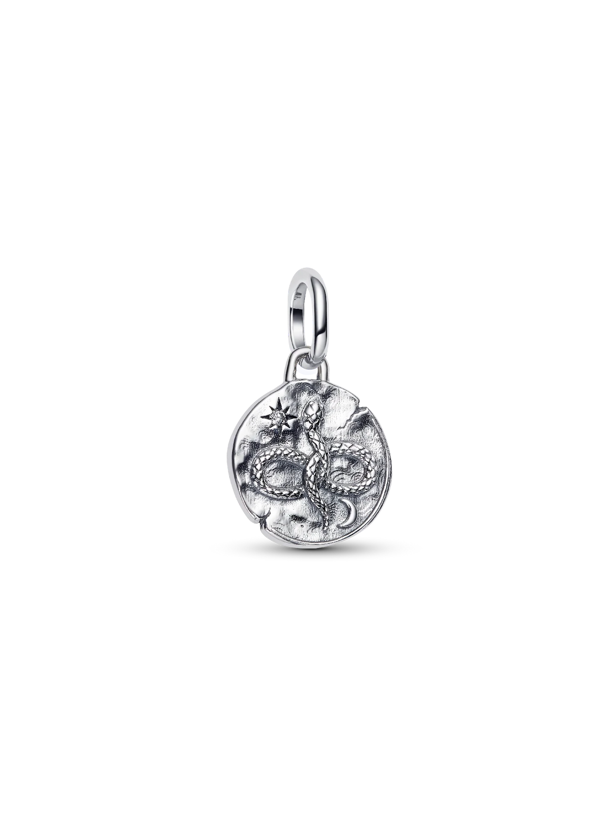 Infinity Snake Medallion Charm