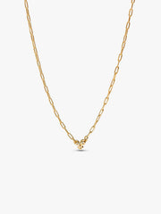 Pandora Era Lab-Grown Diamond Cluster Paperclip Chain Necklace