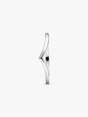 Polished Wishbone Ring