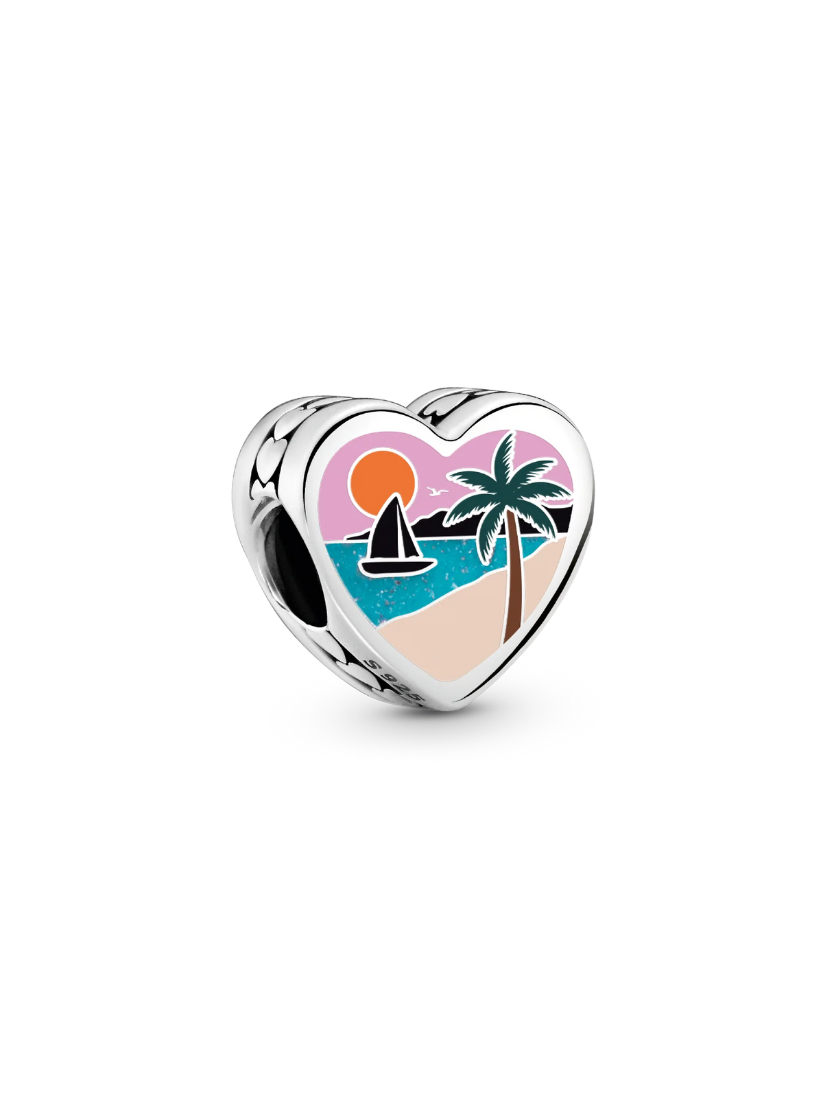 Puerto Rico Heart Charm