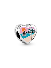 Puerto Rico Heart Charm