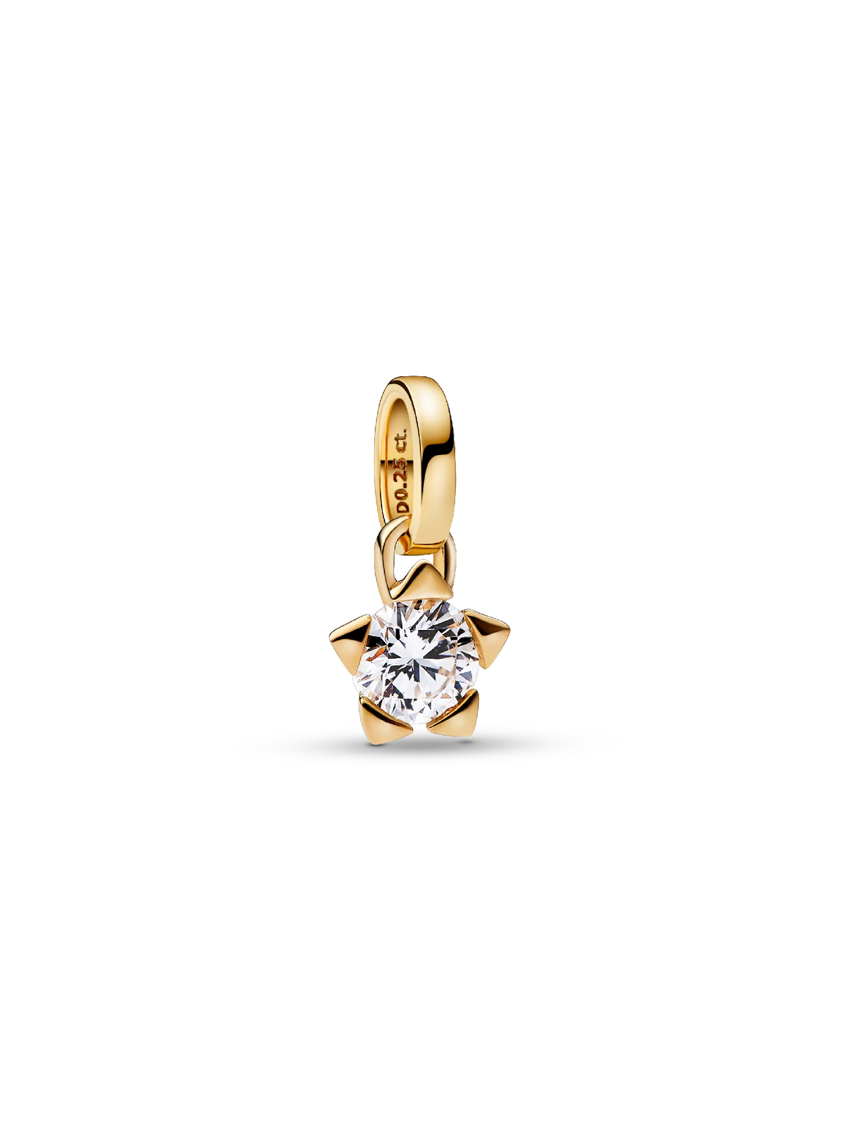Pandora Talisman 14k Gold Lab-grown Diamond Star Pendant