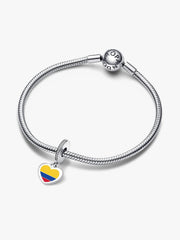 Colombia Flag Heart Charm
