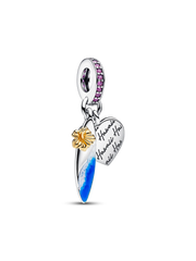 Surf Board Double Dangle Charm