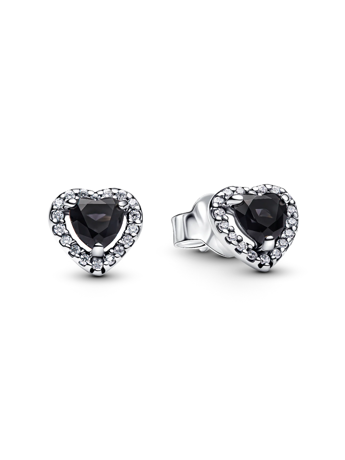 Elevated Heart Stud Earrings