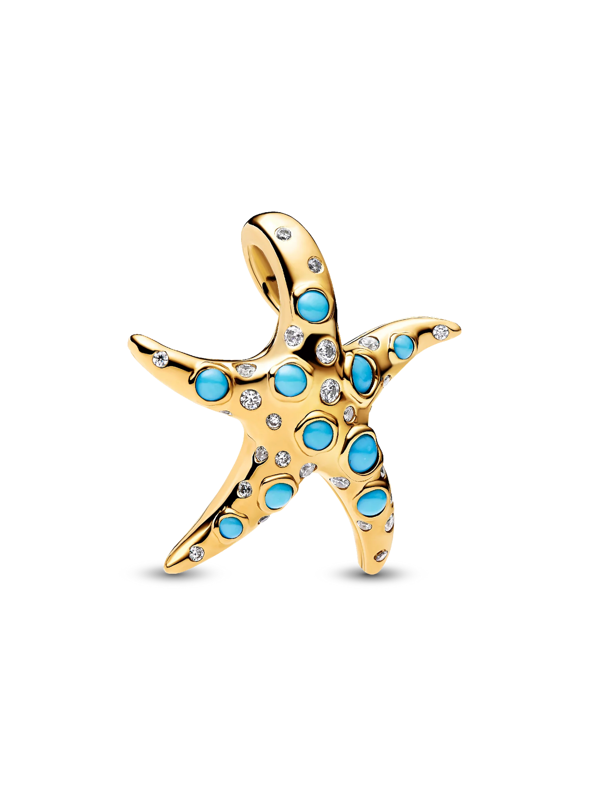 FINAL SALE - Sparkling Blue Starfish Dangle Charm