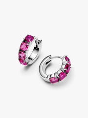 Light Blue Hoop Earrings
