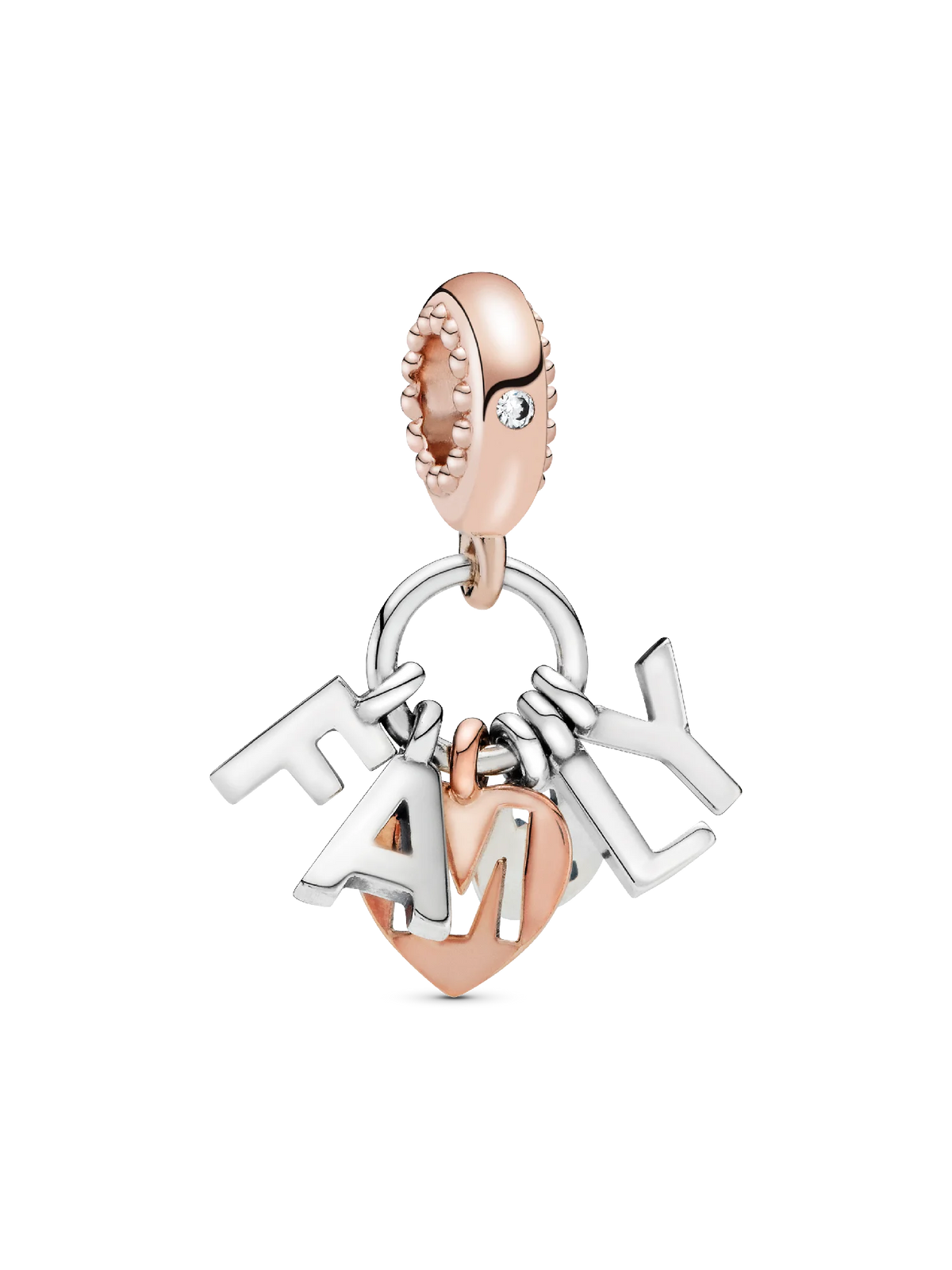 Family Letters Dangle Charm