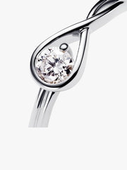 Pandora Infinite Sterling Silver Lab-grown Diamond Ring