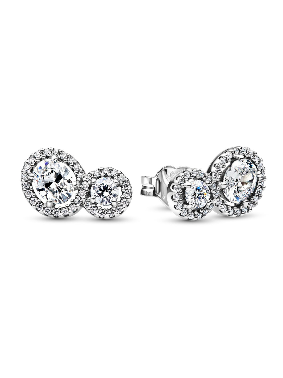 Embracing Halo Stud Earrings