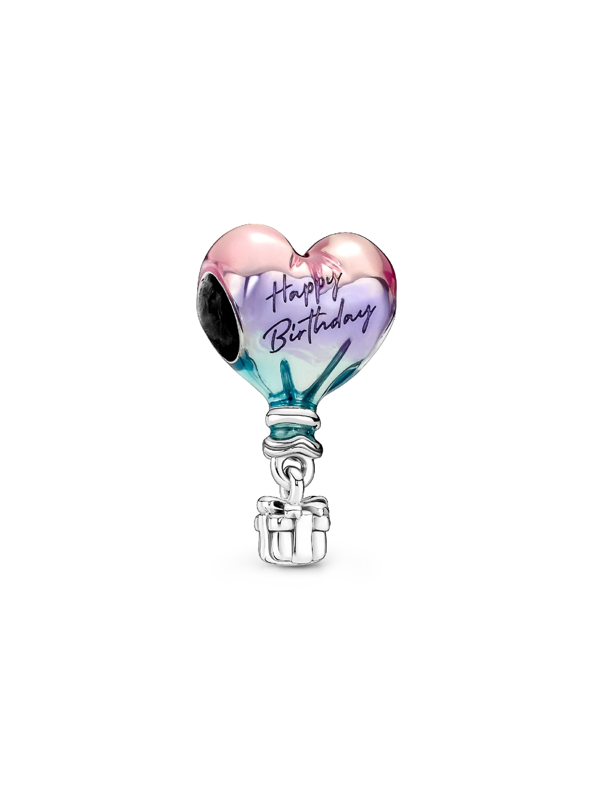Happy Birthday Hot Air Balloon Charm
