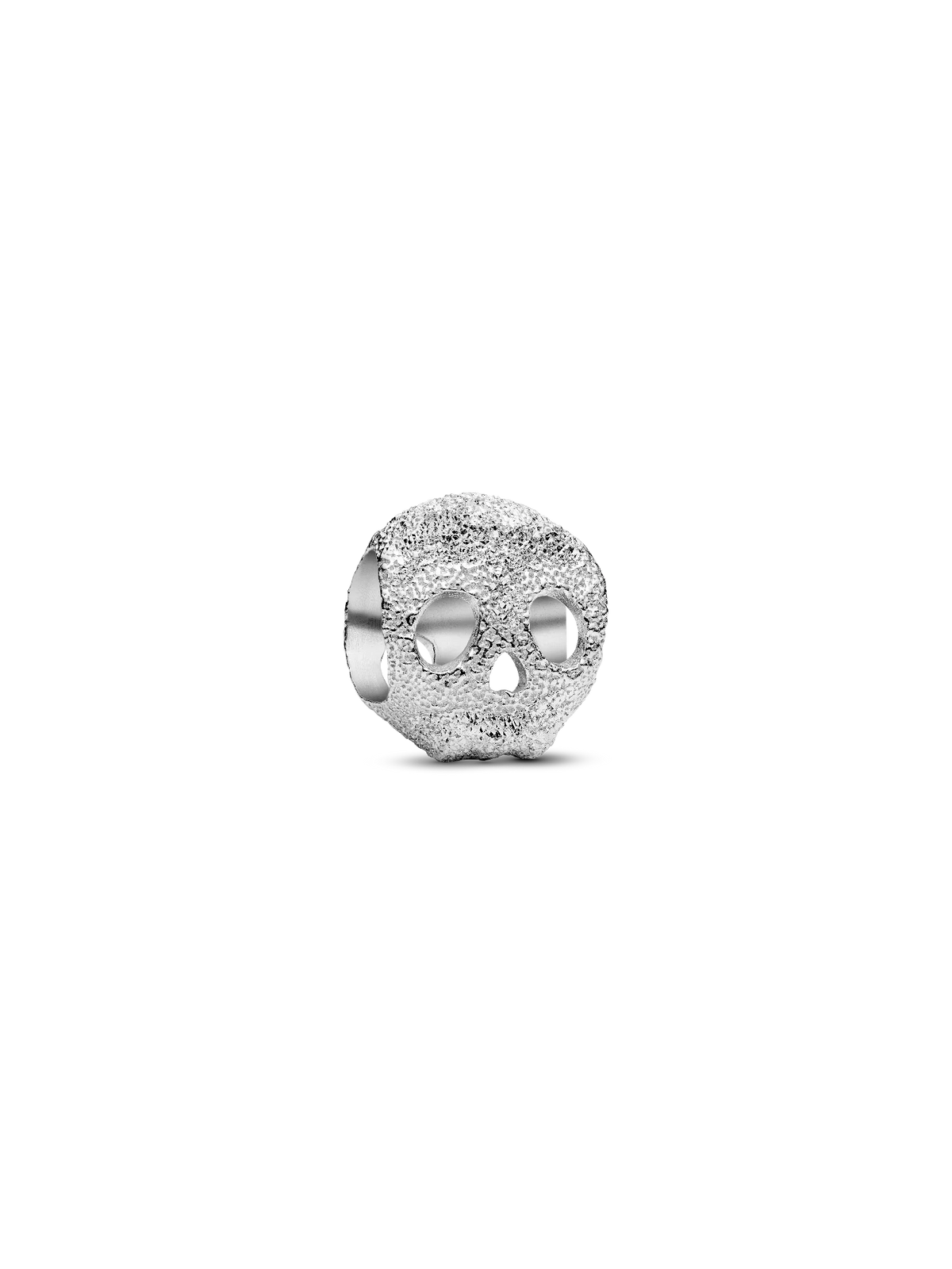 Textured Skull Mini Charm