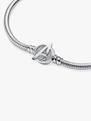 Pandora Moments Marvel The Avengers Logo Clasp Snake Chain Bracelet