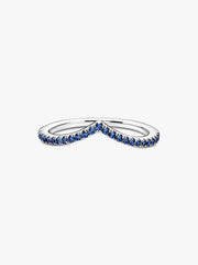 Pandora Timeless Wish Sparkling Blue Ring