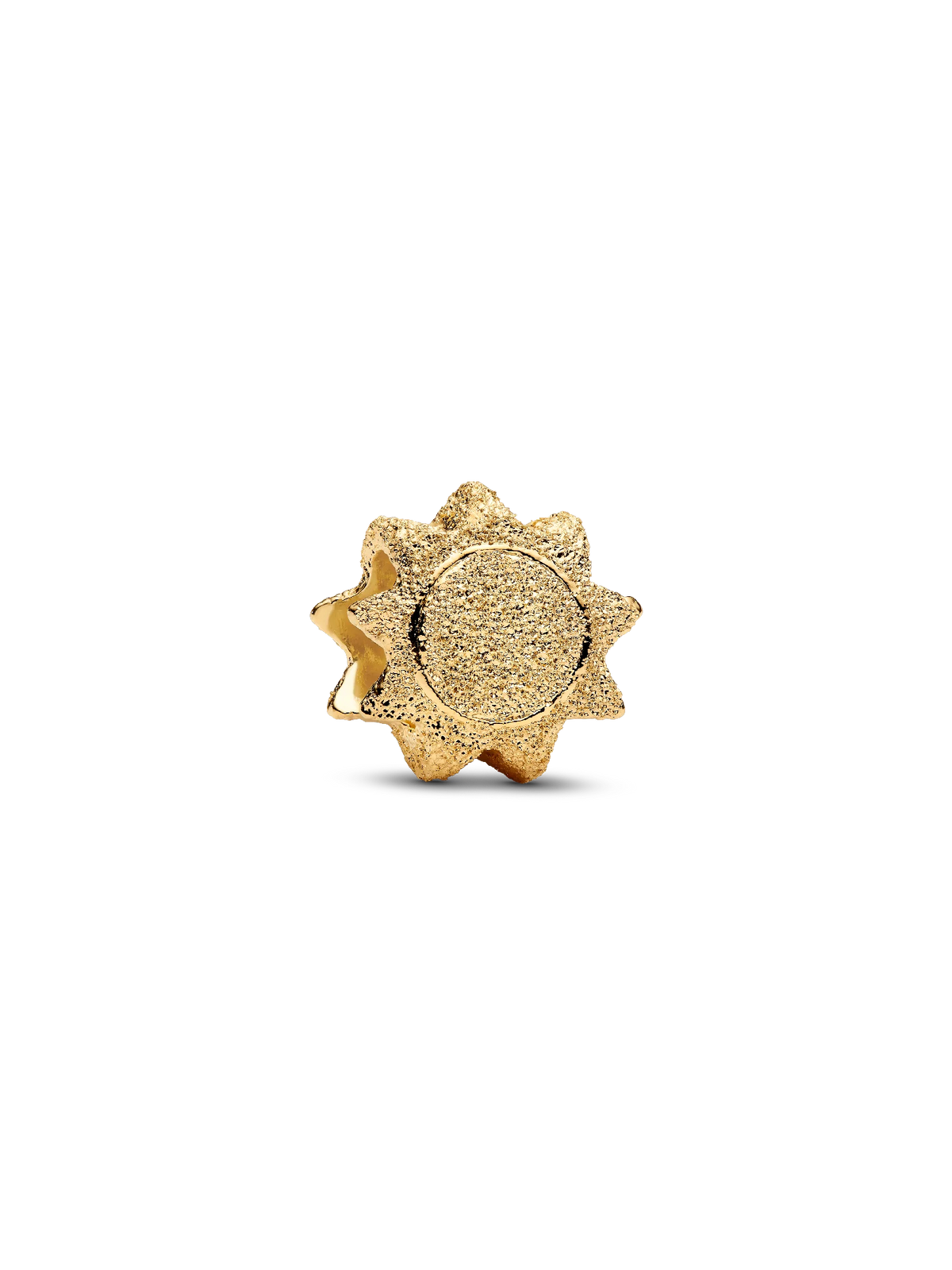 Textured Sun Mini Charm