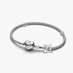 Gemini Zodiac Charm Studded Bracelet Set