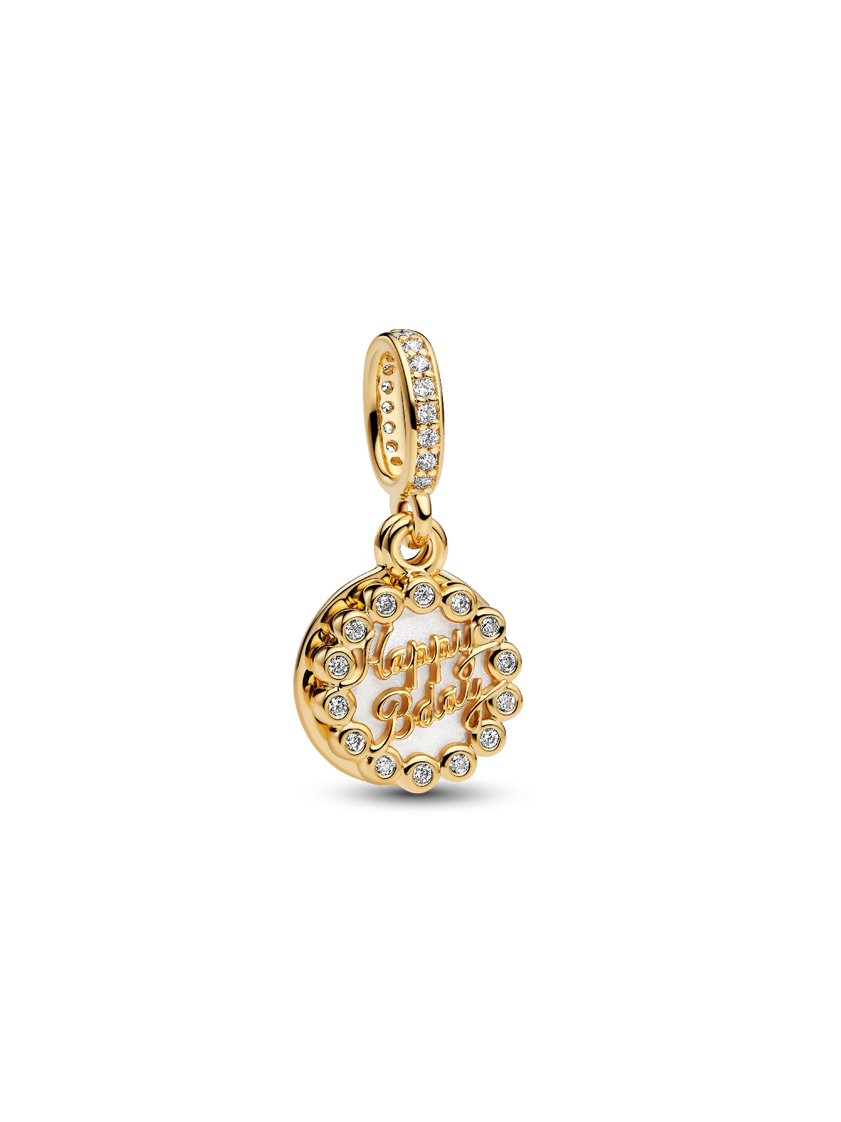 Happy Birthday Cake Dangle Charm