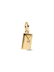 Engravable & Openable Envelope Dangle Charm